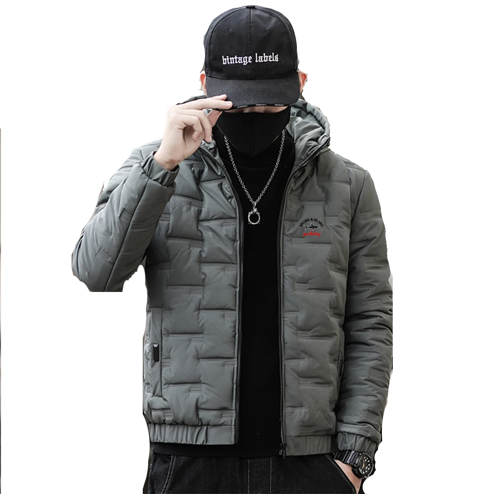 Fashionable new down jacket fashionable jacket youth plus size down jacket casual sports jacket men's winter hooded jacket