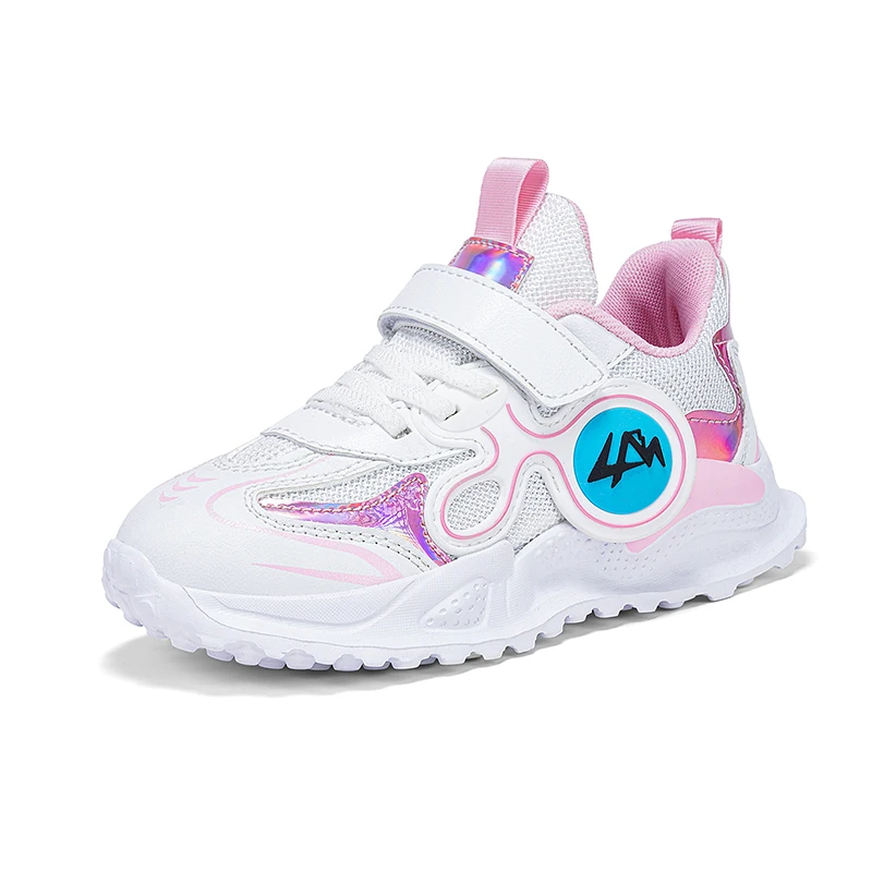 Boys & Girls Shoes Fashion Light Mesh Sneakers Kids Summer Children Autumn Tenis Pink Sport Cartoon Female Running Net Footwear