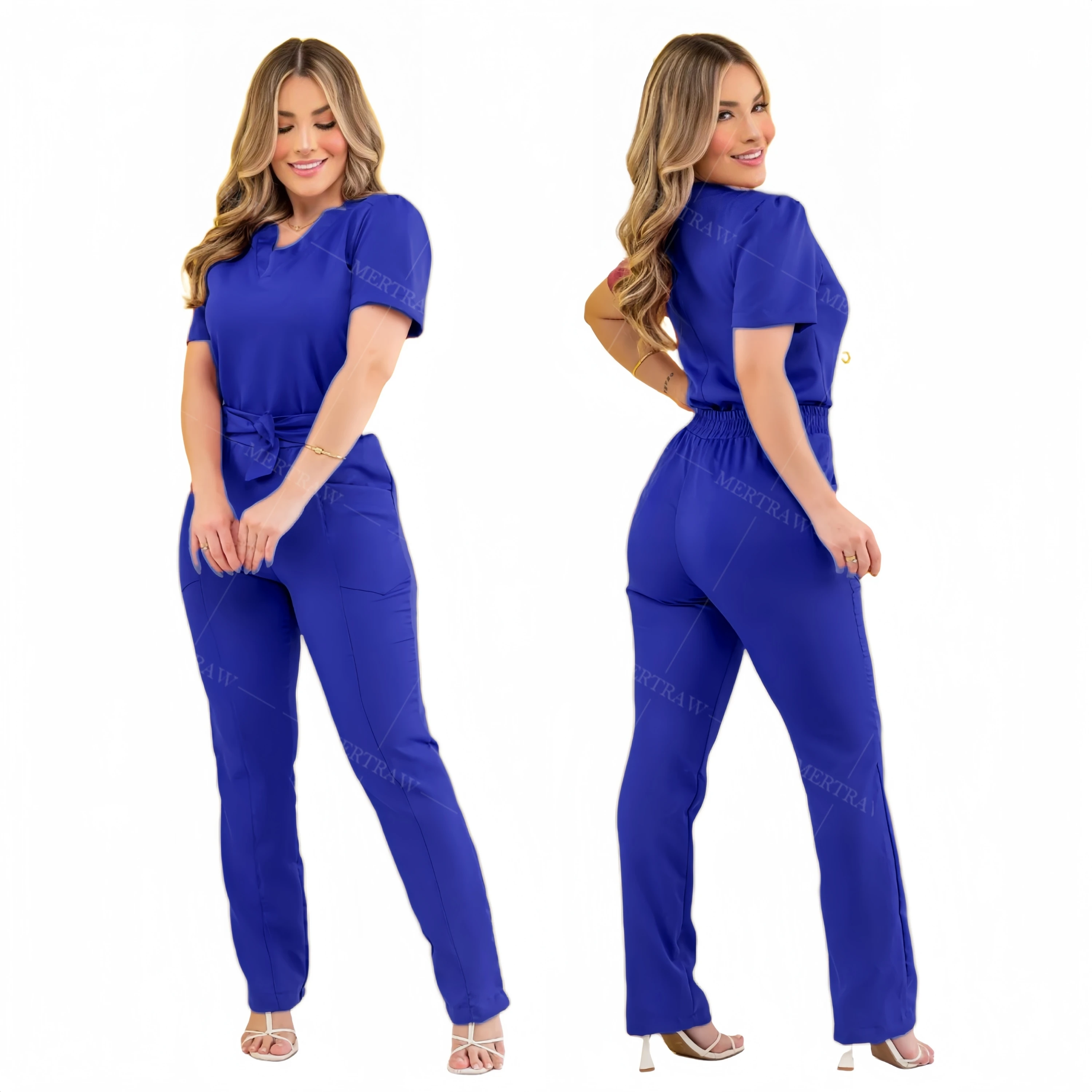 Ziekenhuis Scrubs Uniform Medische Scrubs Uniform Groothandel Schoonheidssalon Spa Korte Mouw Medische Uniformen Verpleging Scrubs Sets