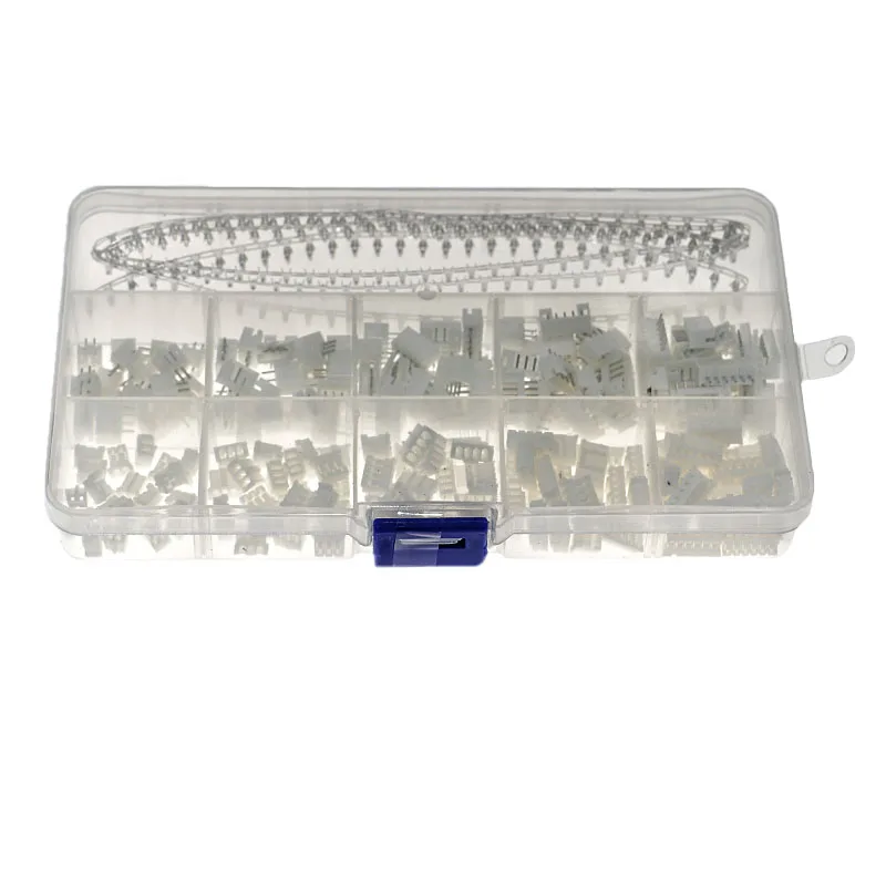 600pcs terminal connector PH2.0-2P/3P/4P/5P/6P male and female rubber shell reed terminal block set