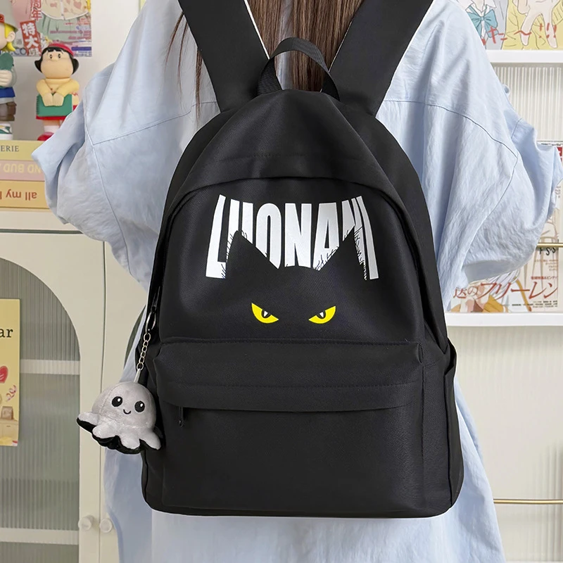 

Korean Style Backpack for College High School Junior Students Fashion Casual Large Capacity School Bag