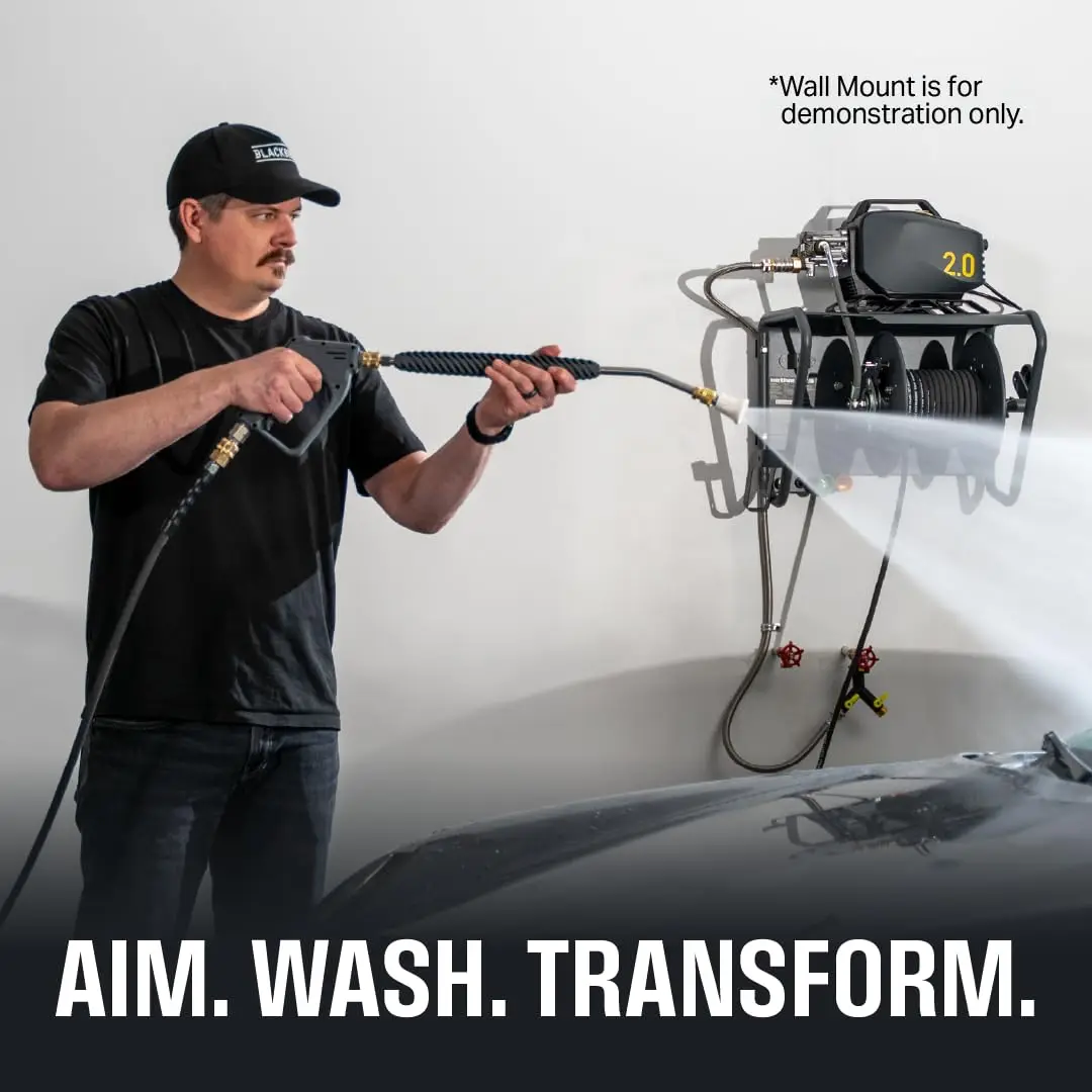 2.0 GPM Electric Pressure Washer Full Kit for DIY Home Car Wash & Detailing, Custom