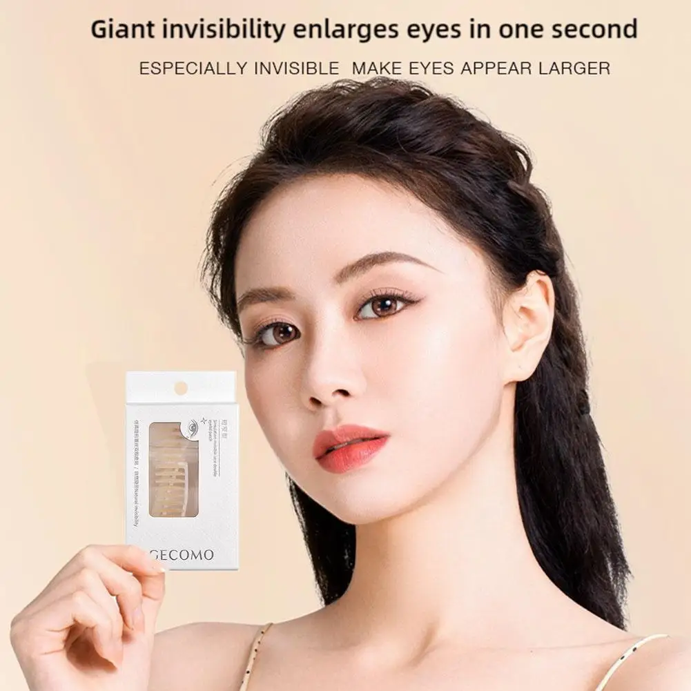 Self-adhesive Double Eyelid Tape Sticker Invisible Mesh Olive-shaped Paste Natural Eye Lace Strips Makeup Eyelid Lift Tools Y1G6