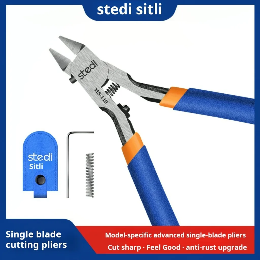 Stedi MS-110 Single Blade Model Pliers for Gundam Gunpla GK Model Cutting Tool Model DIY Specific Advanced Single-blade Pliers