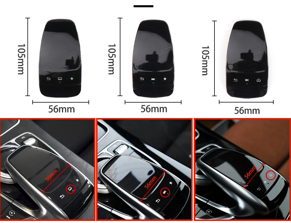 Auto Konsole Maus Handschrift Touchpad Schalter Control Abdeckung Für Mercedes BENZ C E GLC GLS GLE S Klasse W205 W253 W166 W222 W213 – Detail 5