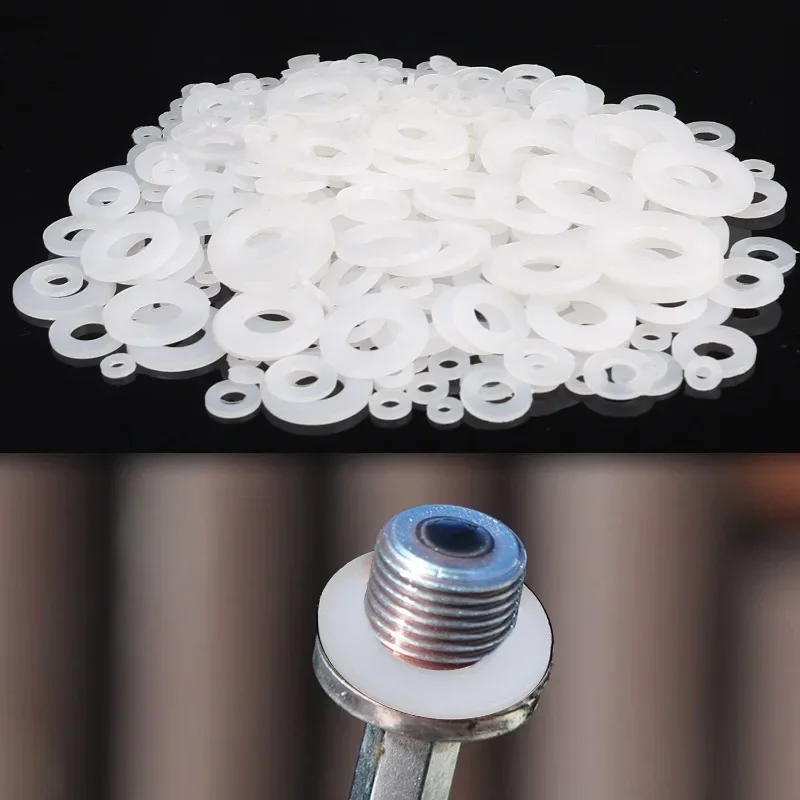 النايلون شقة غسالات مجموعة متنوعة خرطوم عالمي مانعة للتسرب مختومة غسالات M2 M2.5 M3 M4 M5 M6 M8 M10 العزل طوقا خواتم