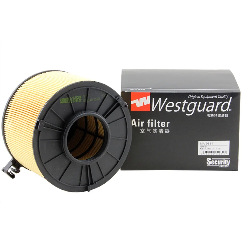 

For Audi A4 B9 2015-2019, A5 2016-2020, Fits All Model 2.0 Gas Engine WESTGUARD Air Filter MA9517 8W0133843B 8W0133843E