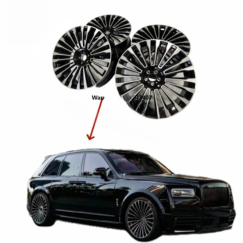 Car Mdification Accessories Front Rear Wheel Hubs Custom 22-24inches Forged Wheel Hubs Upgrade to  Wheel Rims