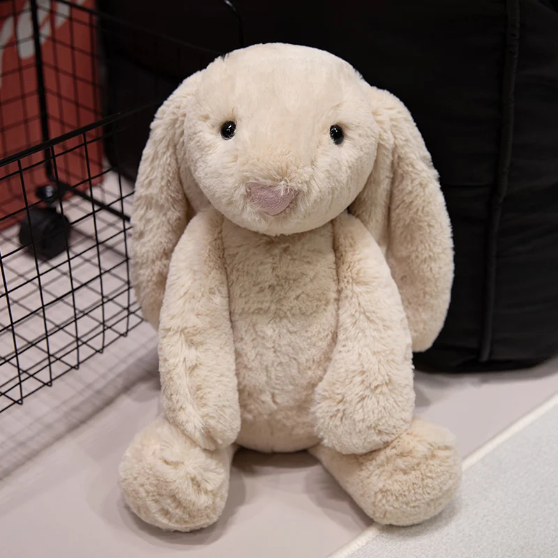 7.8inch Cute  Long Ears Rabbit Plush Toy Soft Stuffed Long Ears Bunny Doll Funny Baby's Sleeping Companion Home Decoration Gifts image 6