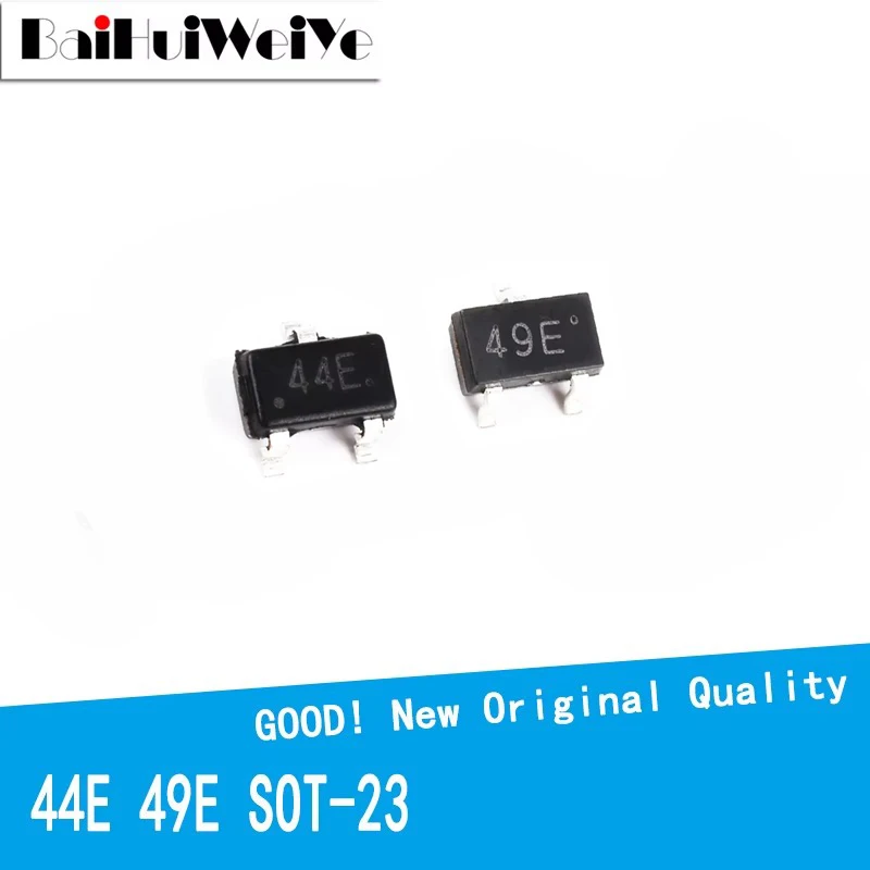 10 PÇS/LOTE 49E 44E Interruptor Sensor de Efeito Hall SMD Hall Element SS49E AH49E A3144E SOT23 Sensor Interruptor Motor Elétrico Brushless