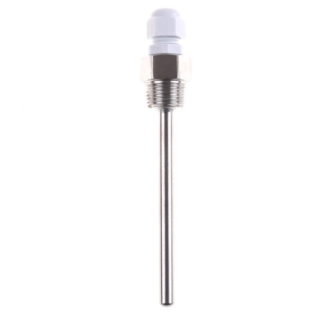 Temperature Sensor Housing 4-tooth Blind Tube Stainless Steel Probe 1/2 BSP G Thread For Temperature Sensor Solar Accessories