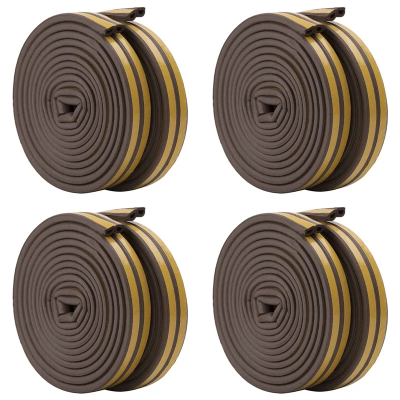 

MACH-8 Roll EVA Seal Weather Strip Foam Tape D Type 10M Doors Windows Draught Excluder Anti-Collision Seal Strips