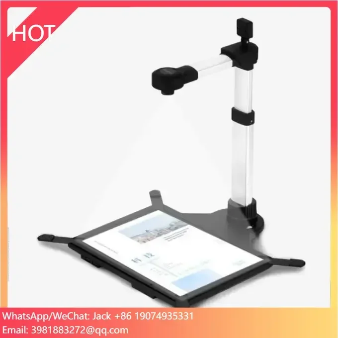 Scanner per documenti con scansione in fabbrica Scanner per documenti bancarici A3 ad alta velocità con scanner per documenti ruotabile con fotocamera USB portatile