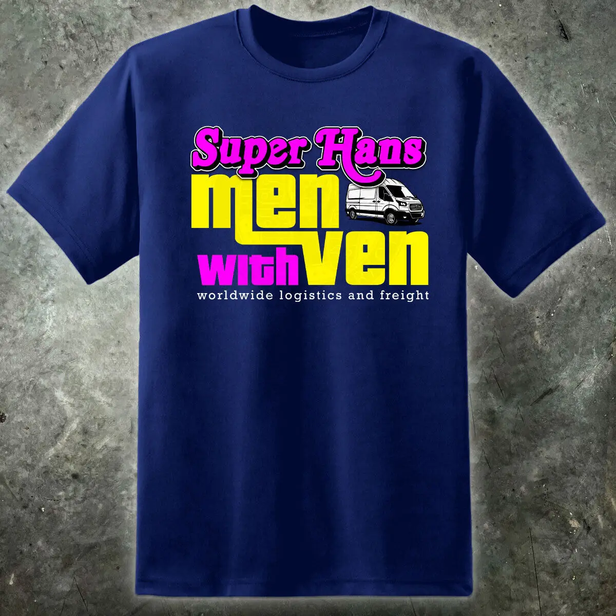 Peep Show Men With Ven T Shirt Super Hans JLB Credit Jez Mark