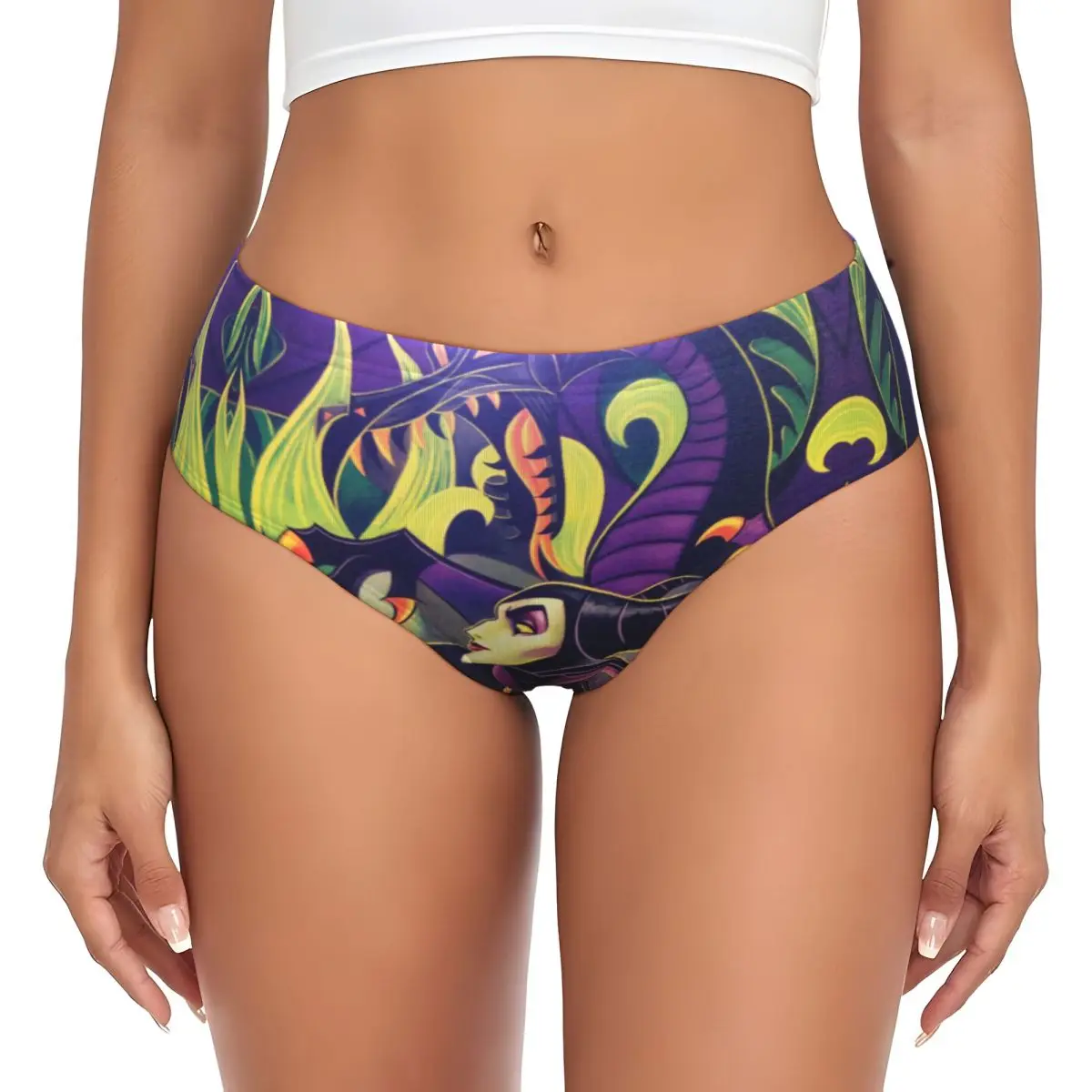مخصص النساء Maleficent الشر الملكة الأشرار سراويل قصيرة الإناث الراحة الملابس الداخلية السروال