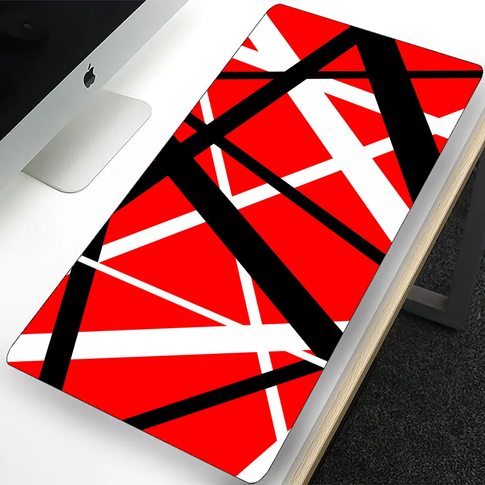 Eddie Van Halen Graphic Guitar Large Gaming Mouse Pad Computer Mousepad PC Gamer Laptop Mouse Mat Office Keyboard Mat Desk Pad