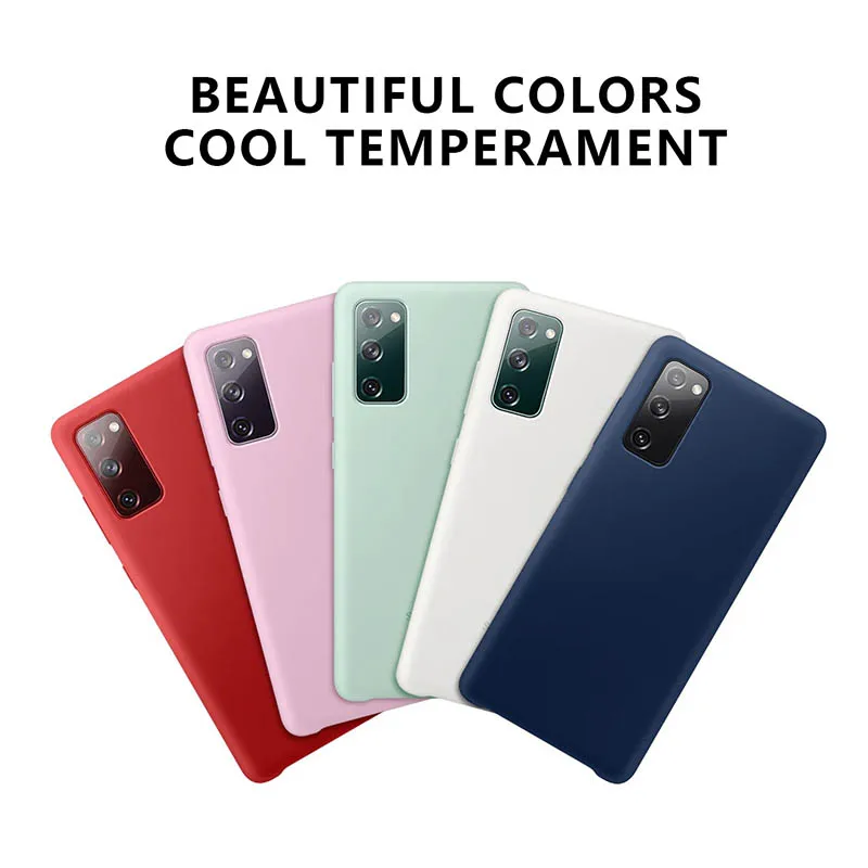 For Samsung Galaxy S20 FE Mobile phone case High Quality Soft Silicone Cover S20FE Protector Shell