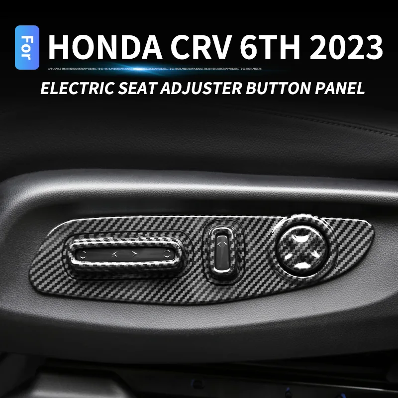 

Car Seat Button Cover For Honda CRV 2023 2024 2025 CR-V 6th Electric Seat Adjustment Switch Panel Inter Decoration Accessories