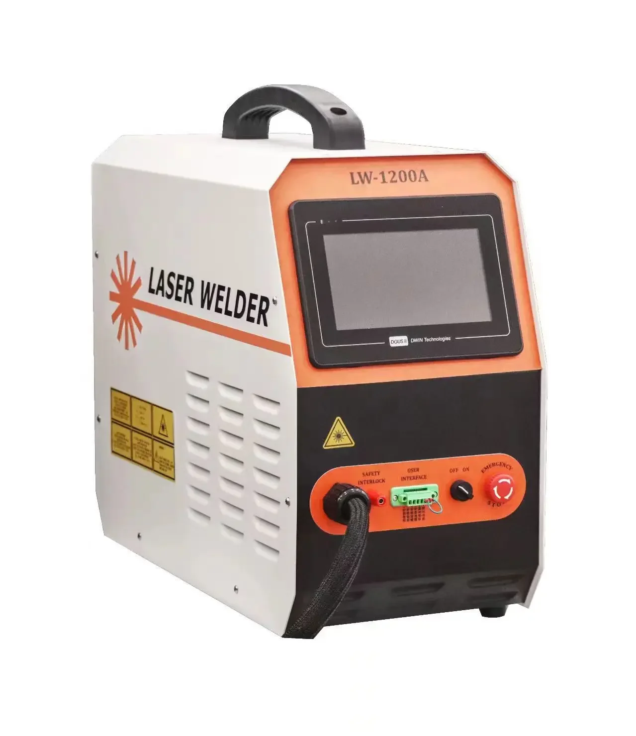 1200W/1500W Portable Handheld Laser Welding Machine Air-Cooled Stainless Steel Metal New Condition Laser Source Core Component