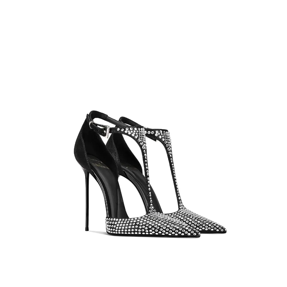 

Elegant Black Pointed Toe Stiletto Heels Women 2026 Spring New Comfortable High Heels