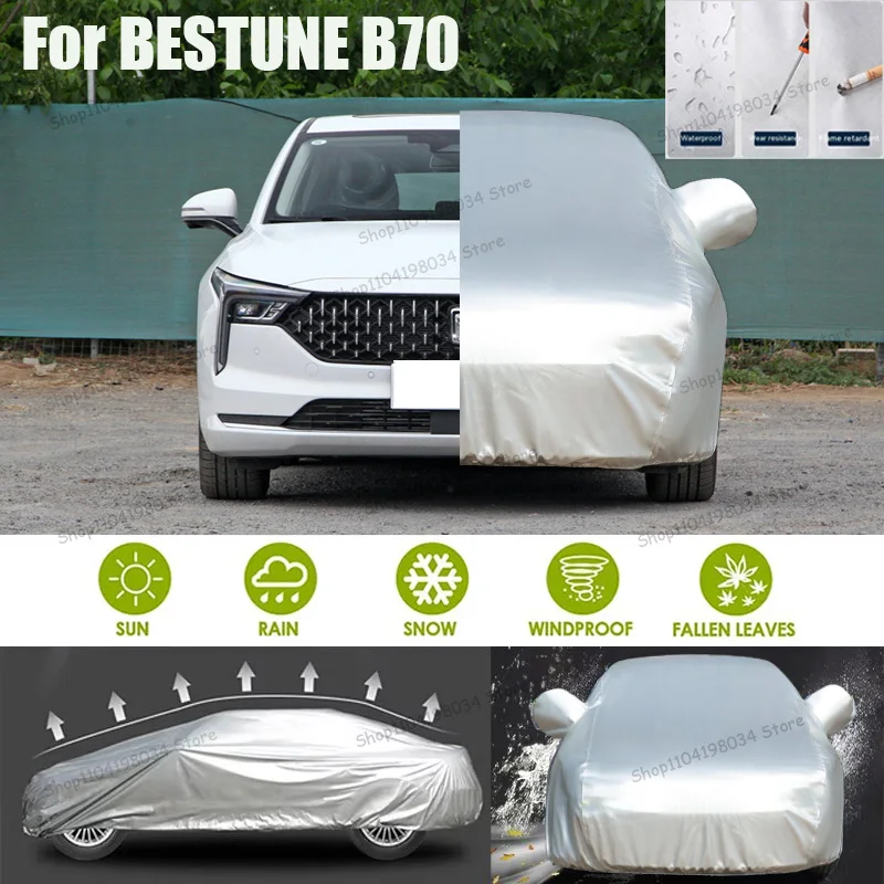 

For BESTUNE T33 Auto parts Anti snow Anti dust Sunscreen Anti-uv Anti peeling paint And Anti Rainwater 210t car cover Car cover