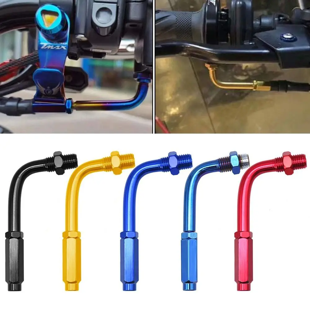 

Aluminum Alloy Throttle Cable Adjuster M10 90 Degrees Accelerator Adjuster Durable Adjustable Screw Head for Universal