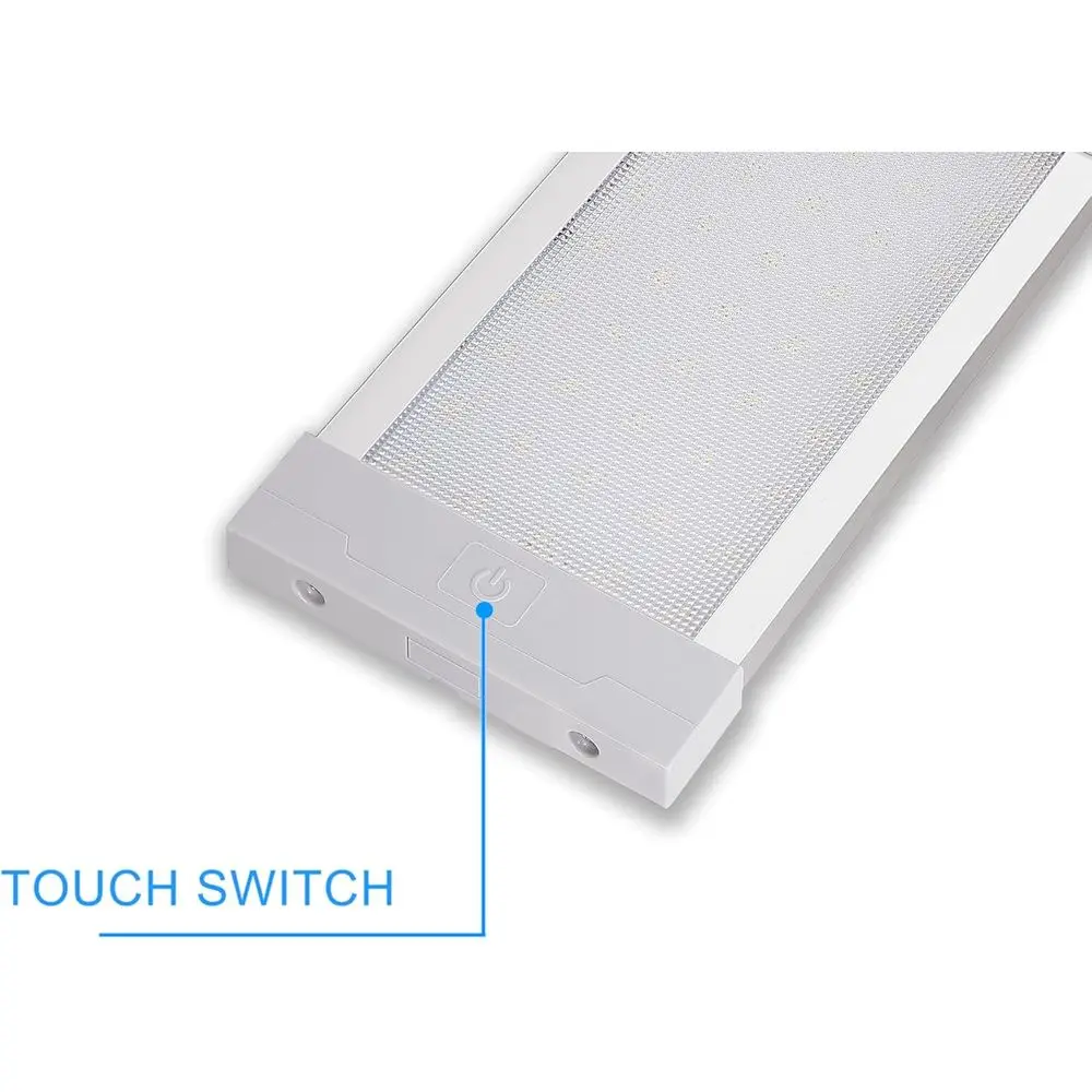 RV 密閉型トレーラー内装 LED 照明器具 33.9 インチ x 4.9 インチ 表面取り付け、6000K クールホワイト均一拡散ビーム、高光出力