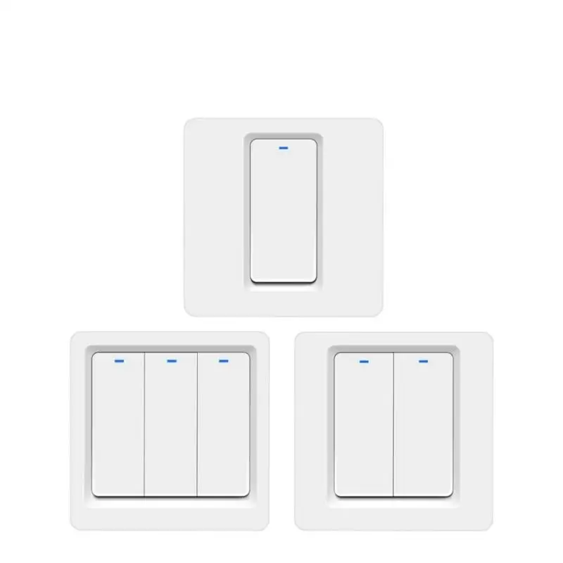 Meross Smart Light Switch WiFi Wall Switch Push Button 1 Way Switch Work with HomeKit Alexa Assistant SmartThings