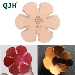 QJH Handmade Leather Art Leather Small Storage Tray Layout Drawing DIY Acrylic Kraft Paper Pattern Making Template