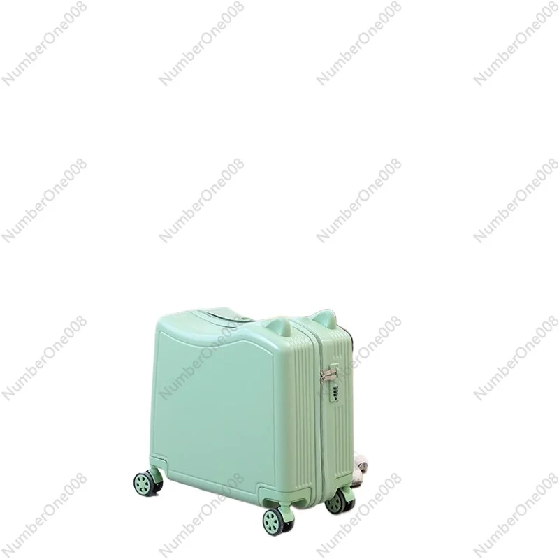 Children's Suitcase Can Be Mounted Trolley Case Girls Suitcase Girls Boarding Case 20 Inch Boys Suitcase