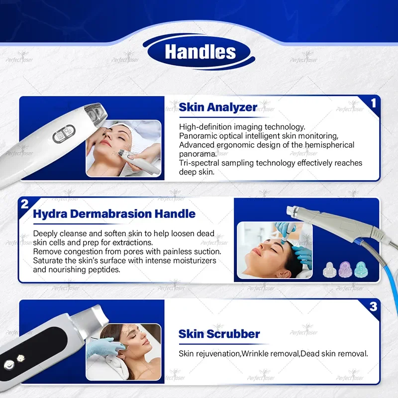 15 In 1 Hydradermabrasie Machine Hydro Gezichts Diepe Reiniging Gezicht Tillen Anti-Aging Apparaat Schoonheidssalon Spa-Apparatuur