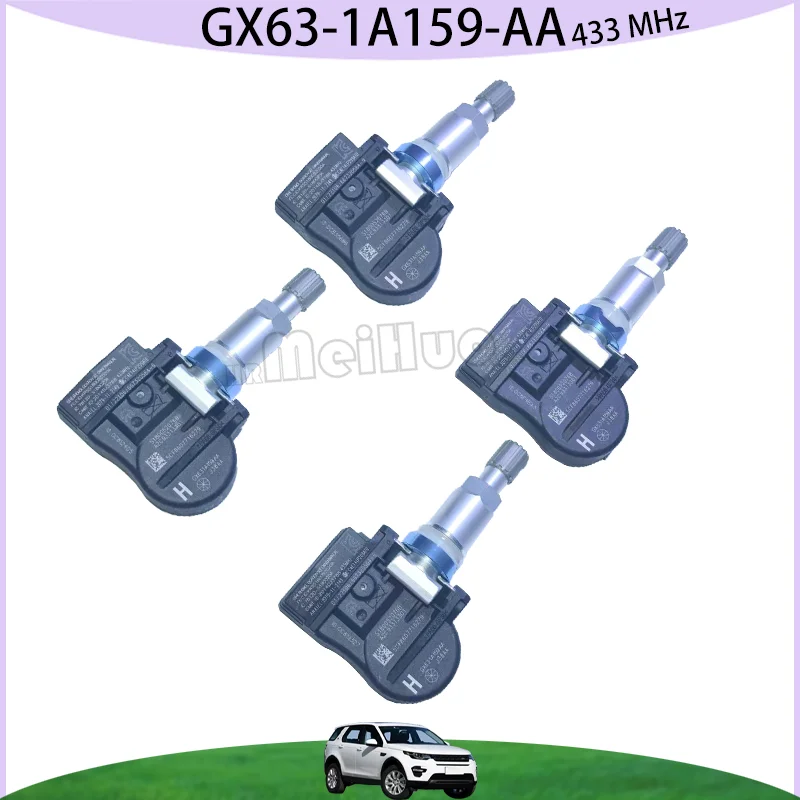 

1/4 шт. 433 МГц GX631A159AA датчик давления в шинах для Land Rover Defender Discovery Freelander автомобильный TPMS LR070840 LR018861 LR021935