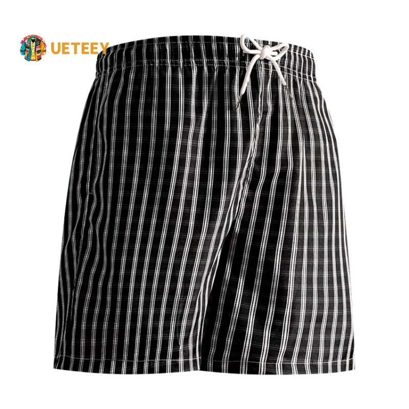 

UETEEY Summer Hot Loose Striped Board Shorts for Men Casual Beach Sexy Sports Digital Printing Comfortable Breathable Shorts Man