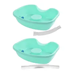 Shampoo Bowl Bathroom Accessories Portable Wash Hair in Bed Hair Washing Basin Rinse Basin for Bedside Home Salon Kids Stylists