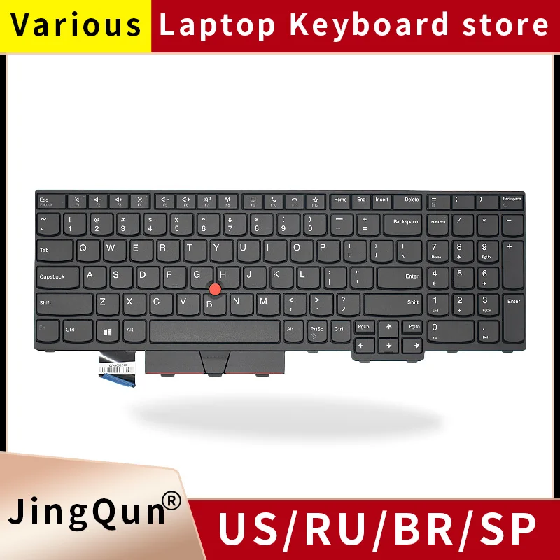 US Russian Backlight Keyboard For Lenovo Thinkpad L15 Gen1 Gen2 T15P P15V GEN1/2 5N20W68226 5N20W68316 5N20W68244 5N20W68233