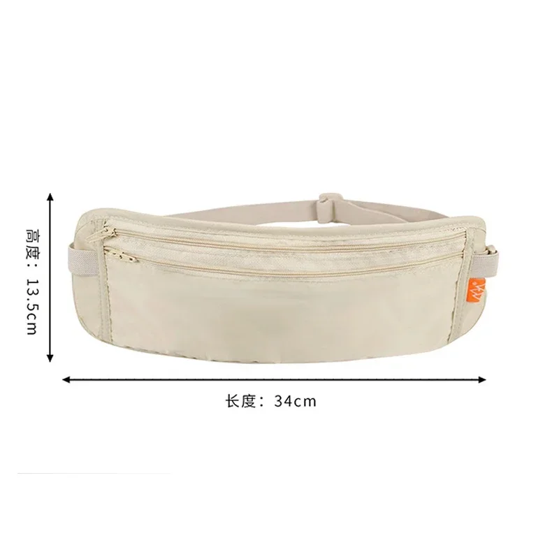 Invisible Travel Waist Packs Pouch for Passport Money Belt Bag Hidden Security Wallet Gift Travel Bag Chest Pack Money Waist Bag