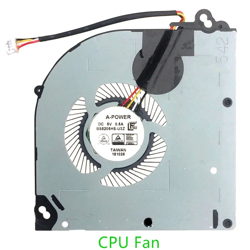 New Original Cooling Fan Cooler FOR Clevo P950EN P955RT3 /ET1 /ET3 P960RN /RF /RD /RC P970RN /RF /RD /RC BS5205HS-U3Z