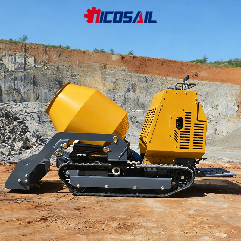

750kg Hydraulic Dumper Euro 5 CE Certified Crawler for Construction Quarry Earthmoving EU