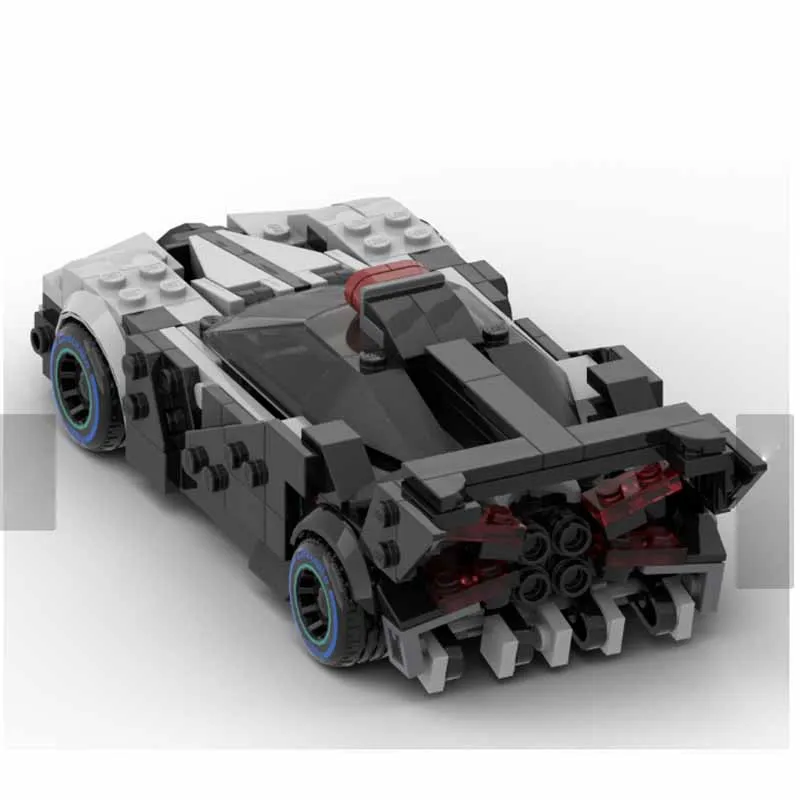 

MOC-178602 New Urban Sports Racing Car Building Block Model, 516 Parts, Toy Gift for Boys, Children, Birthday, and Christmas