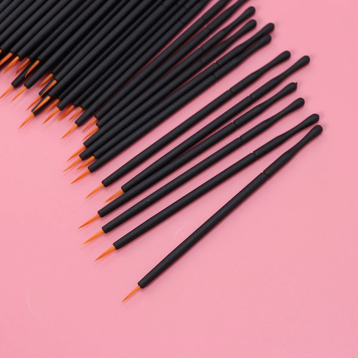 100Pcs Eyeliner Brush Disposable Controlled Application Clear Eye Outline Safe Hygienic Lightweight Travel Friendly view 6