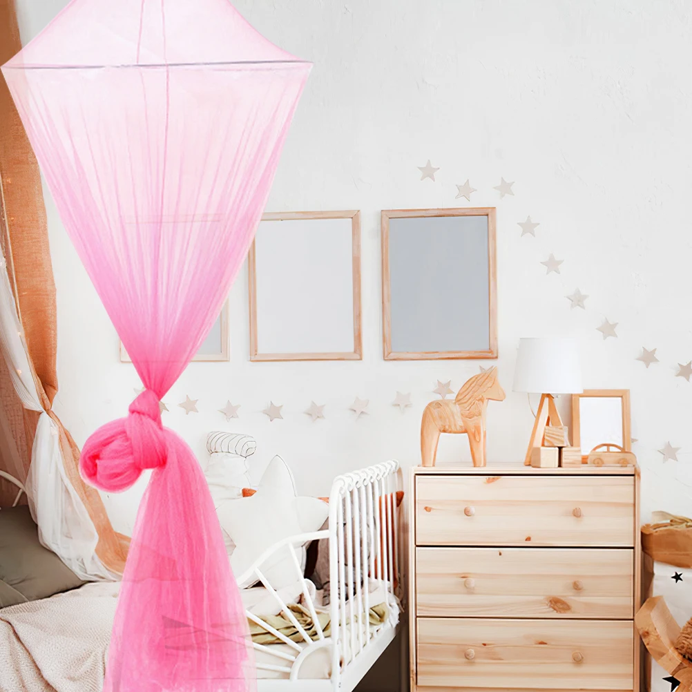 

1Pcs Stylish Mosquito Netting Bed Canopy Dome Design Soft Breathable With Easy Install