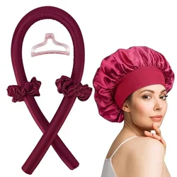 No Heat Ribbon Heatless Curling Rod Night Cap Lazy Hair Curlers Headband Hair Rollers Sleeping Soft Headband Hair Styling Tools