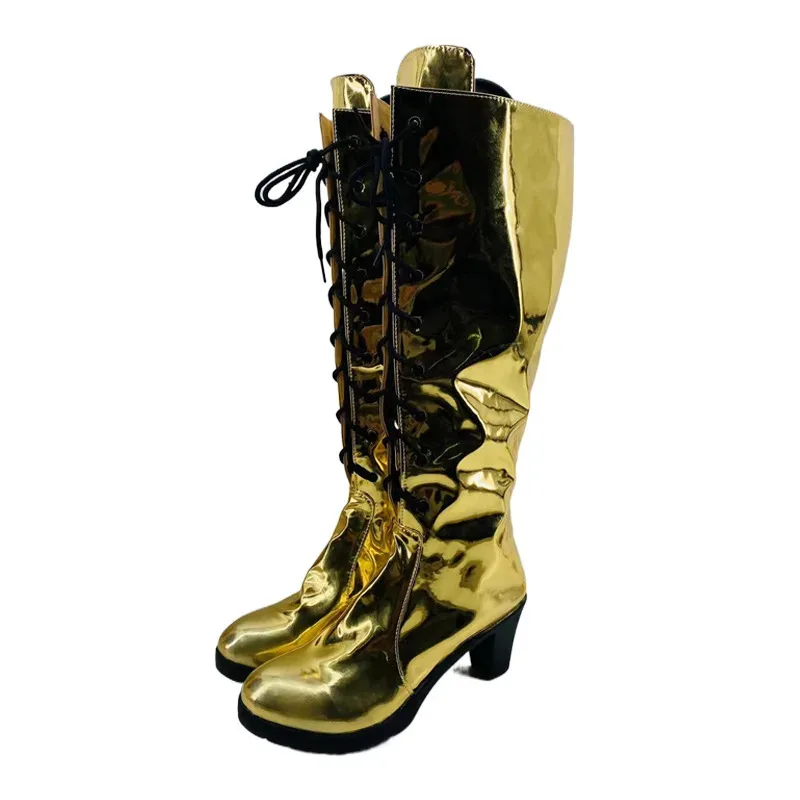 1236 Vocaloid Megurine Luka (Formula Ver) أحذية كوسبلاي أحذية أداء معرض الرسوم المتحركة التربيعية