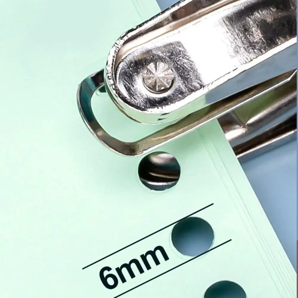 Round/Star/Heart Shape Punching Machine Single Hole Labor-saving Hole Puncher DIY Craft Loose-leaf Binding Tools Embosser