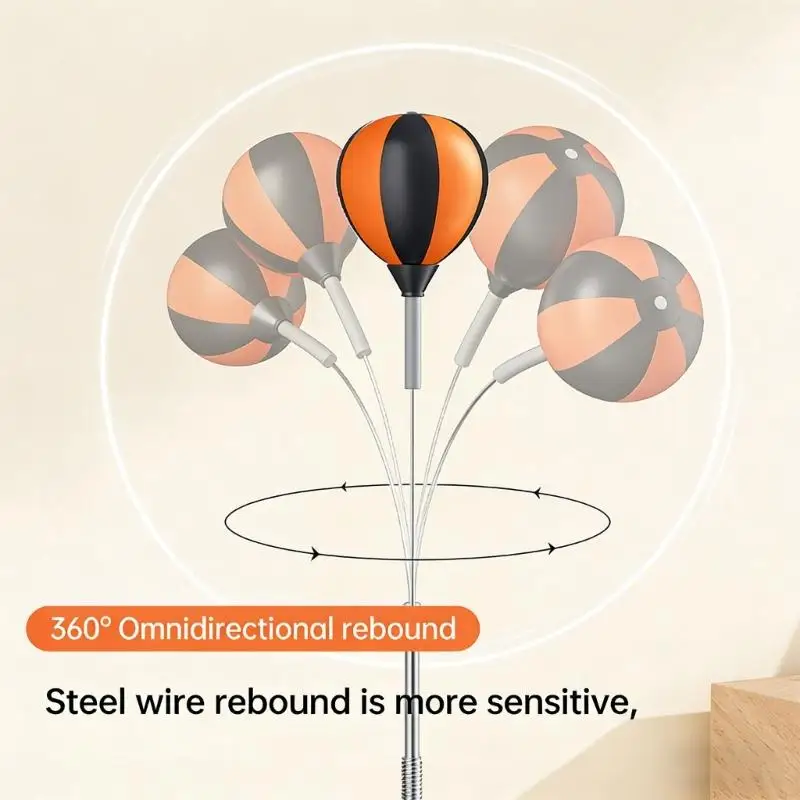 31BE Separate Punching Bag With Stable Base For Training And Hand Eye Coordination Enhancement