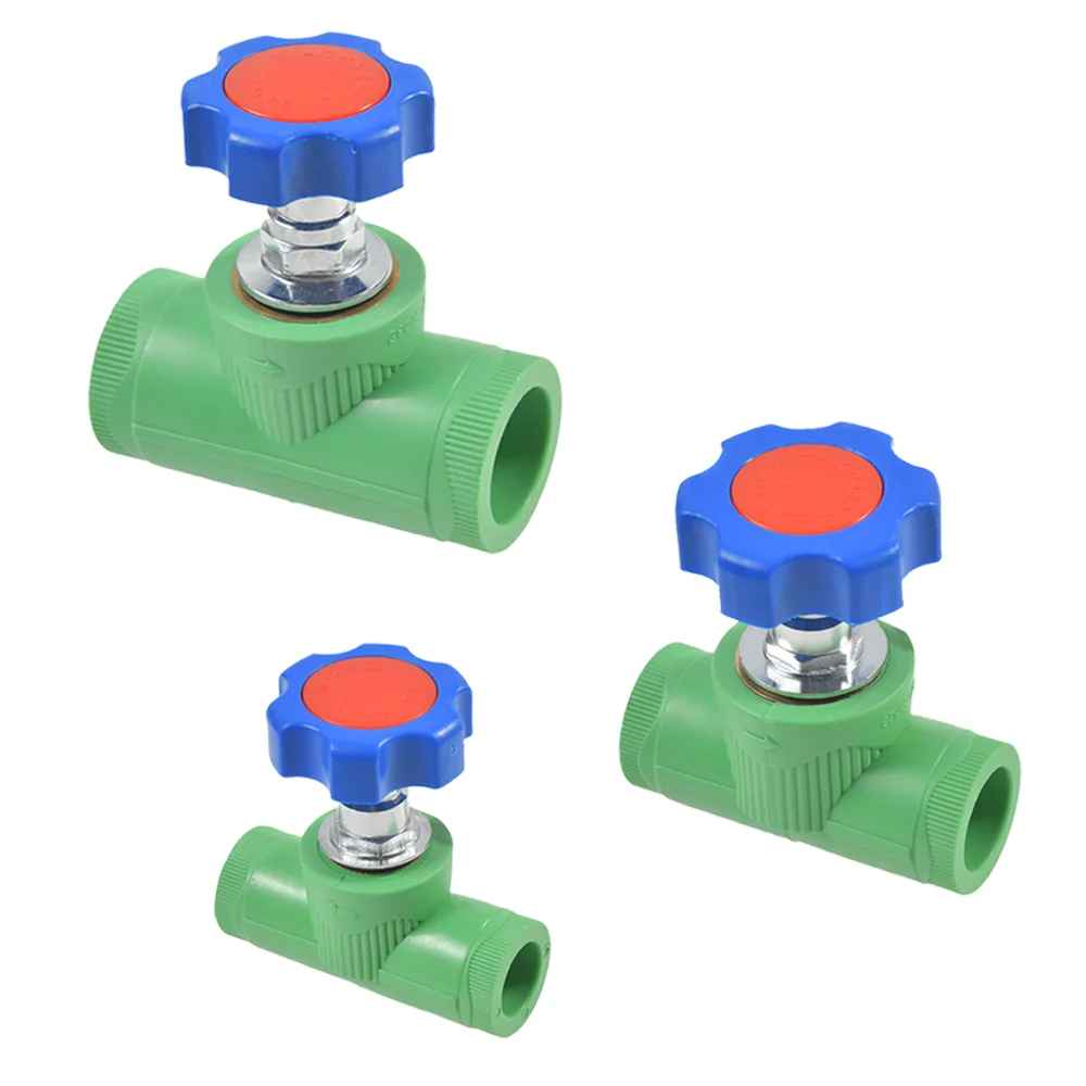 

DN20 DN25 DN32 PPR Water Valve Garden Tap Straight Body Irrigation Stop Valve Tube 1pcs Hot Melt Stop Valve