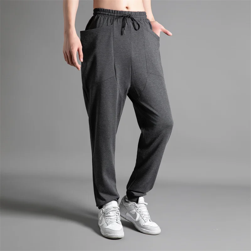 

Men' Casual Sweatpants Pants Big Pocket Hip Hop Harem Jogging High Quality Joggers Men's Trousers Drop Shipping Bottoms