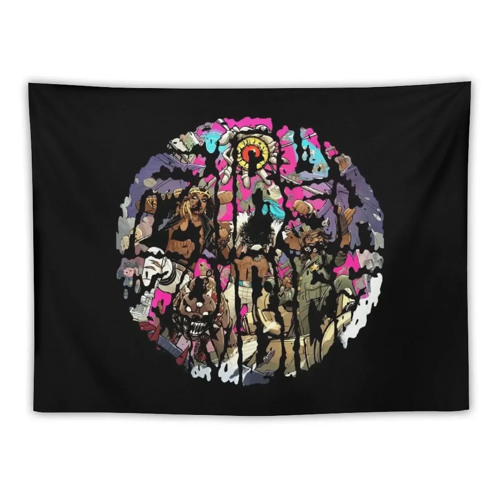 

3001: A Laced Odyssey - Logo Tapestry Wall Mural Wall Hanging Decor Wall Decor Hanging Tapestry