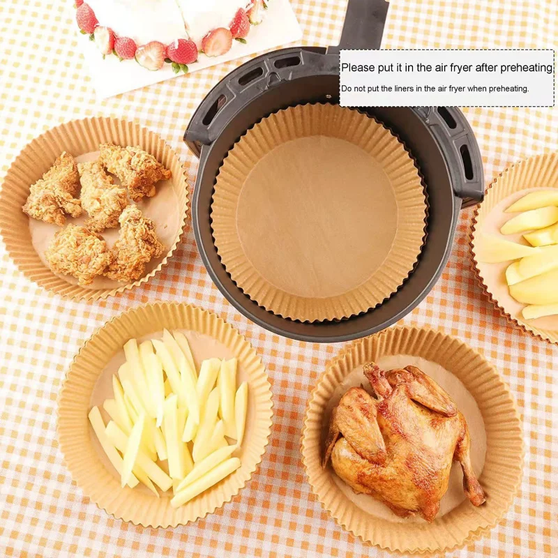 Air fryer oil-absorbing paper silicone oil paper food mat paper disposable baking non-stick greaseproof paper