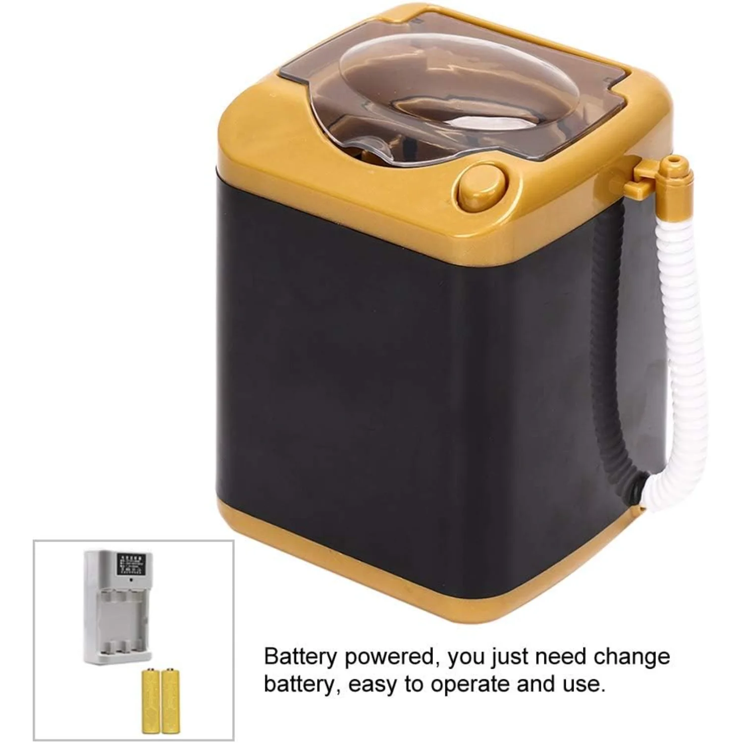 Mini Washing Machine, Cleaning Machine, Portable Washing Machine  Washing Machine Cosmetic Tool Cleaning Machine Toy Gift For Do